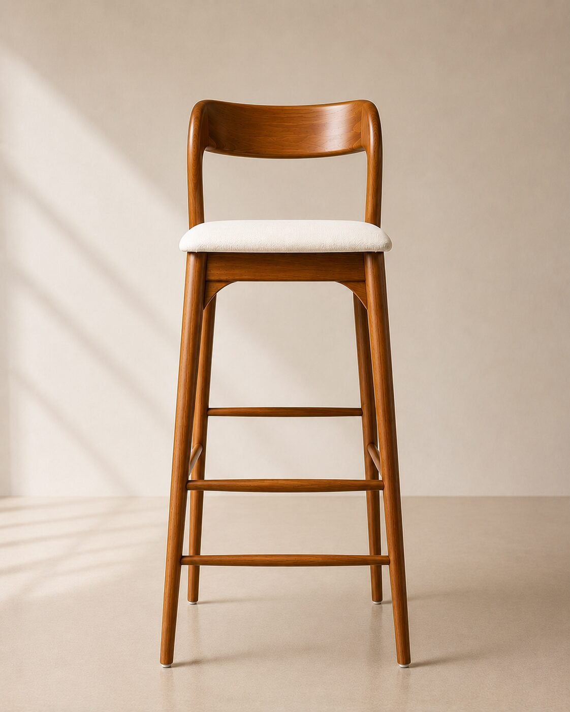 Arka Bar Chair – Kursi Bar Kayu Jati Minimalis — foto 1