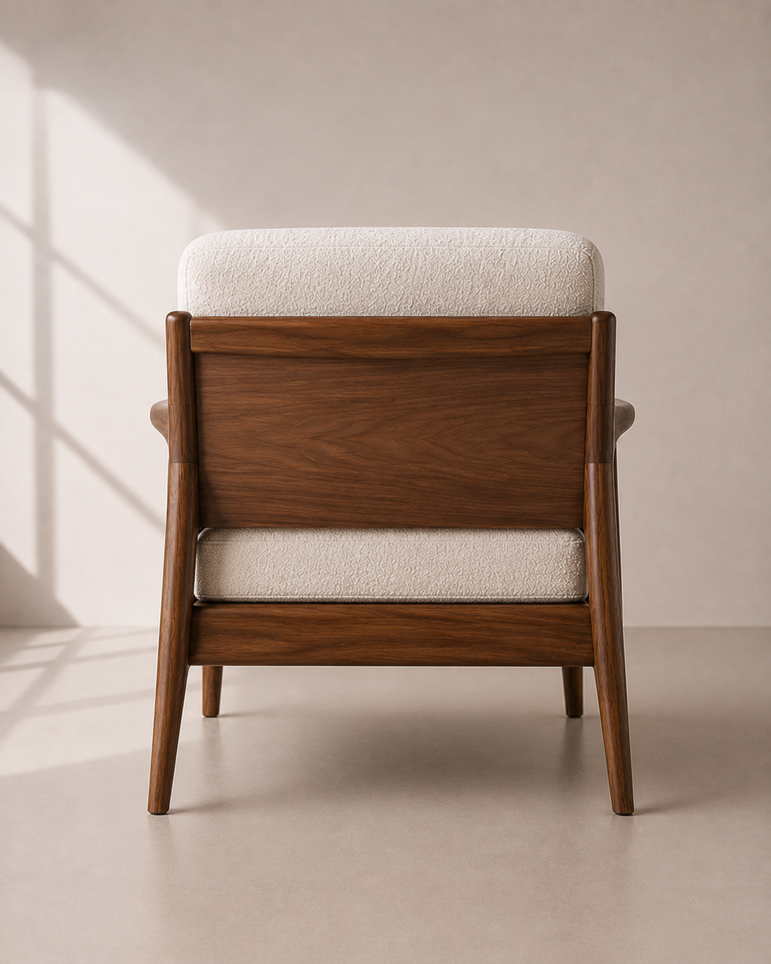 Arlo Lounge Chair – Kursi Lounge Kayu Jati Minimalis — foto 4