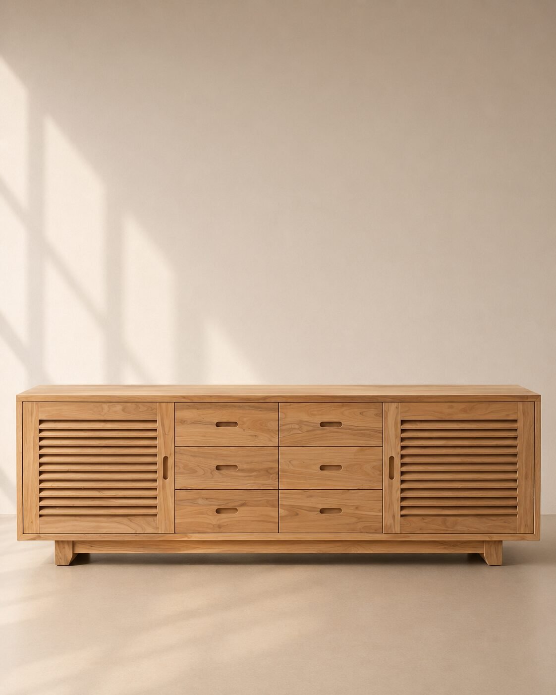 Arven Buffet Cabinet – Buffet Kayu Jati Minimalis — foto 1