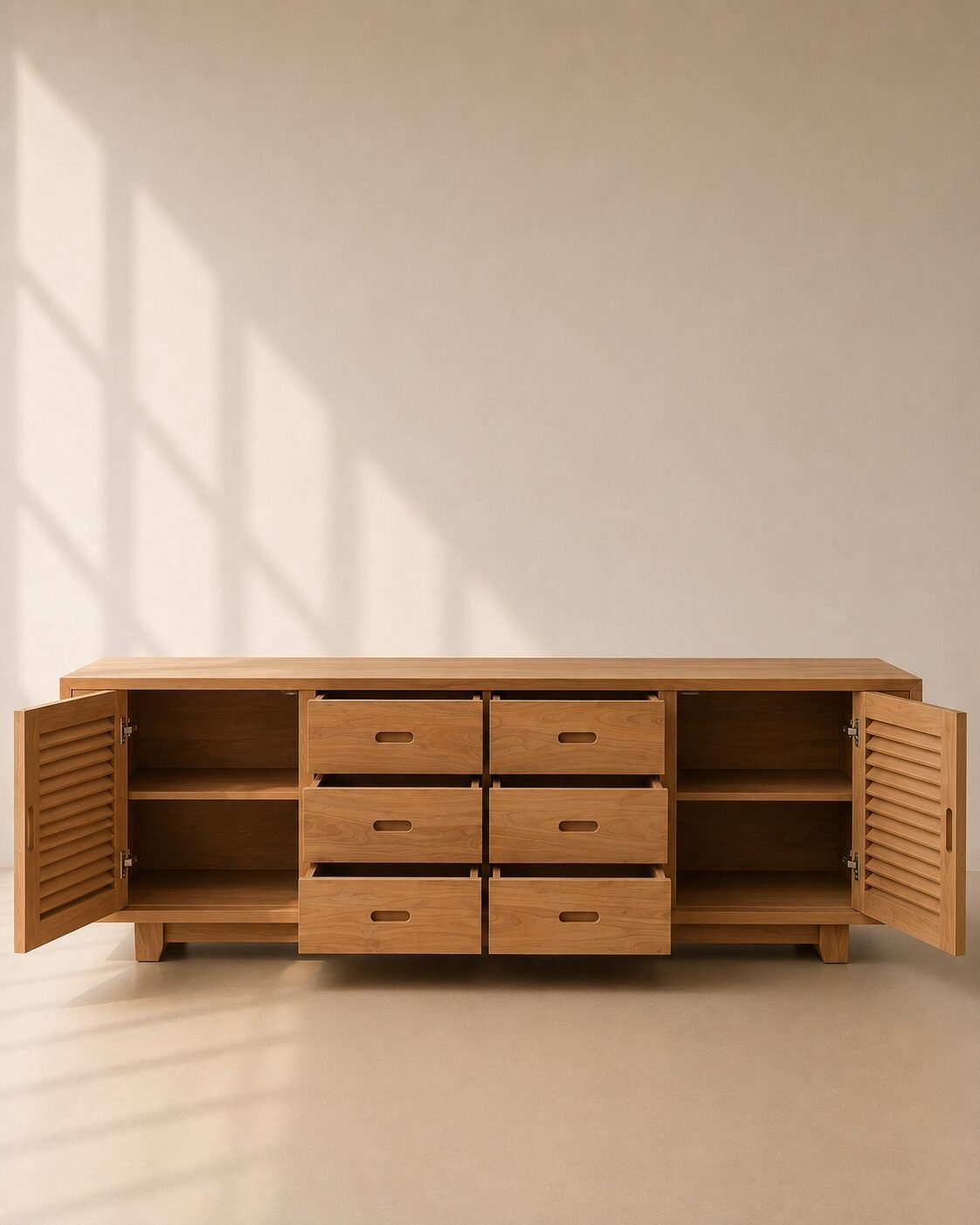 Arven Buffet Cabinet – Buffet Kayu Jati Minimalis — foto 4