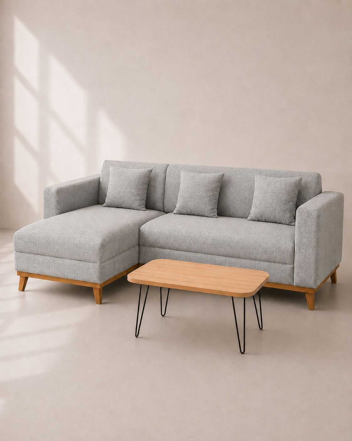 Dyna Sofa L – Sofa L Minimalis Modern untuk Ruang Tamu — foto 2
