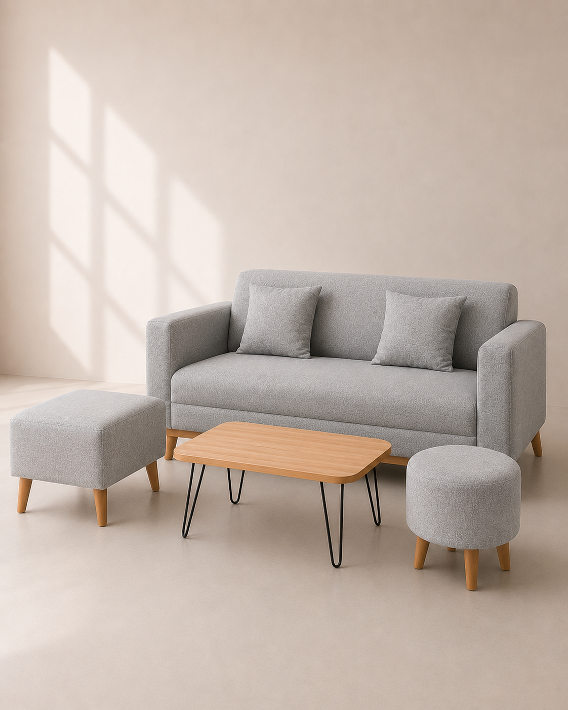 Dyna Sofa Set – Sofa Set Minimalis Modern untuk Ruang Tamu — foto 2