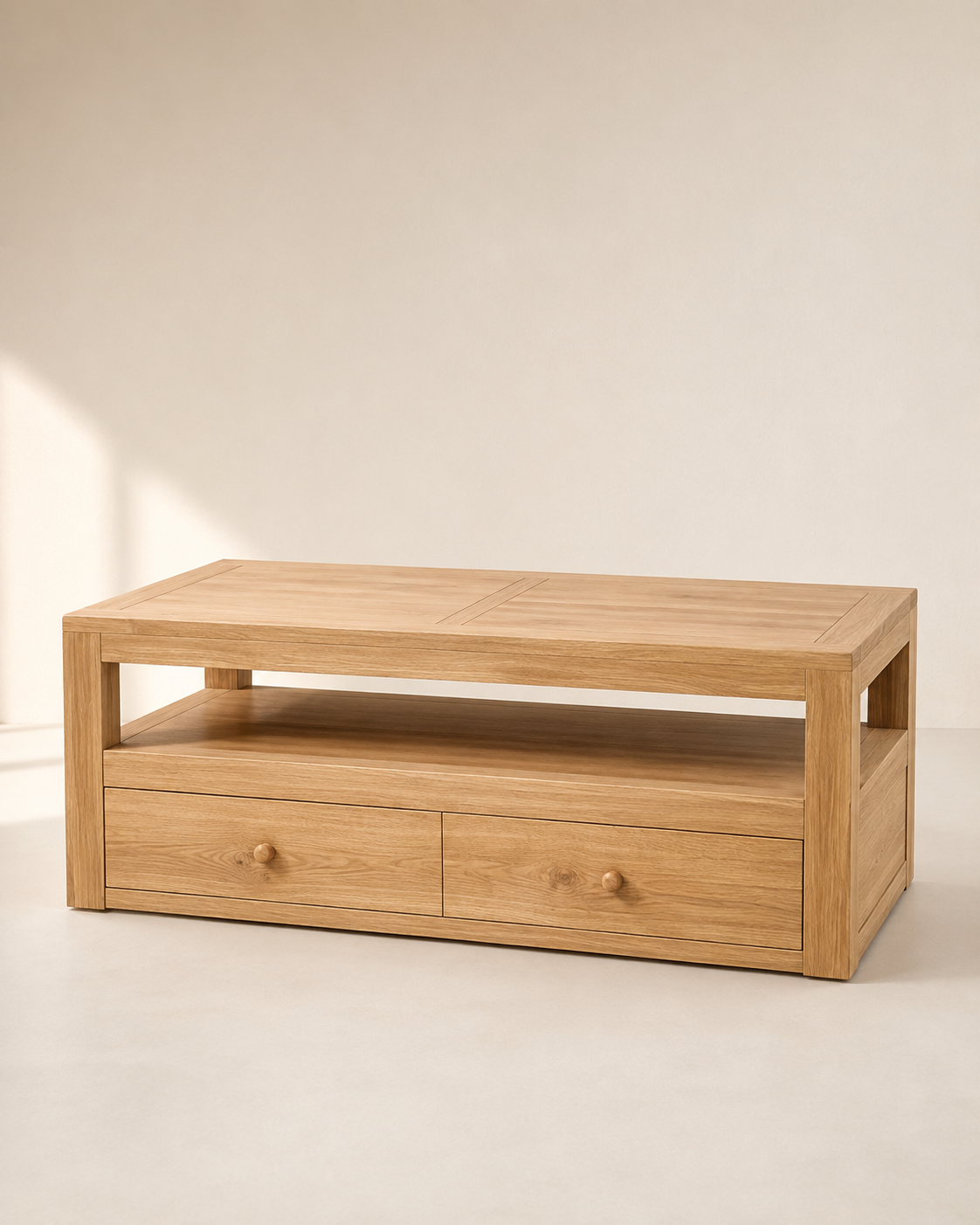 Elora TV Console – Meja TV Kayu Jati Minimalis — foto 2