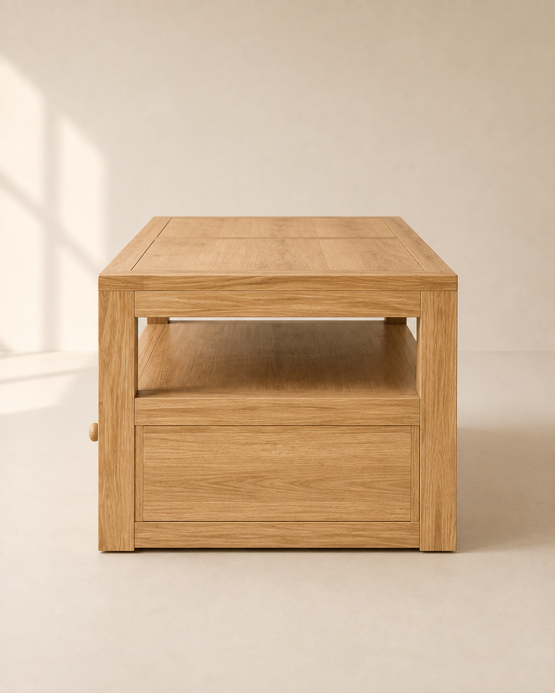 Elora TV Console – Meja TV Kayu Jati Minimalis — foto 3