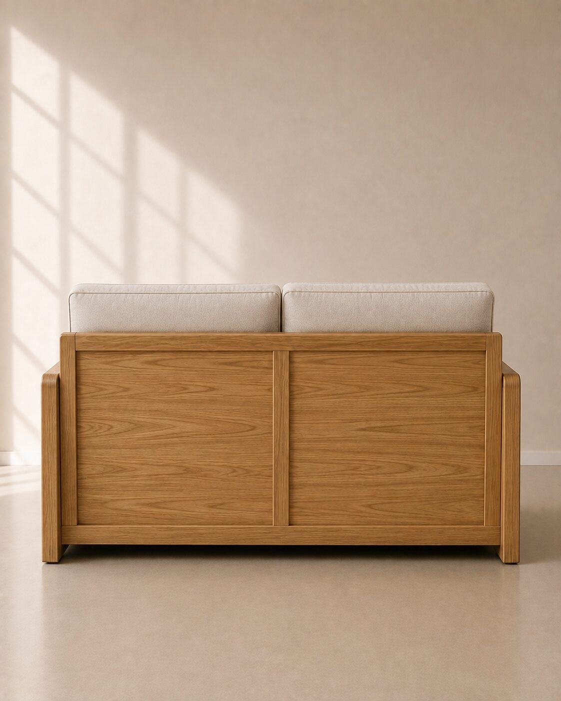 Kova Storage Sofa – Sofa Bed Kayu Jati dengan Penyimpanan — foto 4