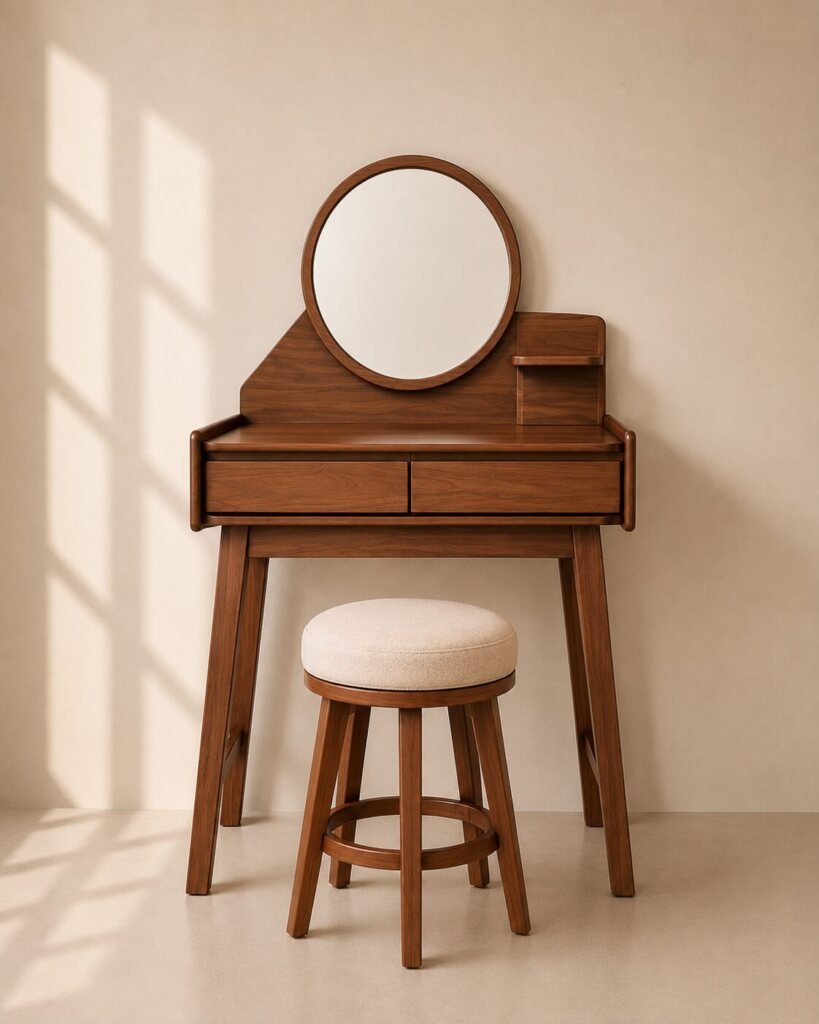Liora Dressing Table – Meja Rias Kayu Jati Minimalis