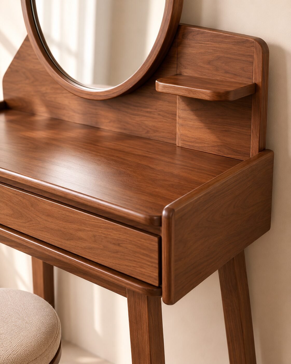 Liora Dressing Table – Meja Rias Kayu Jati Minimalis — foto 4
