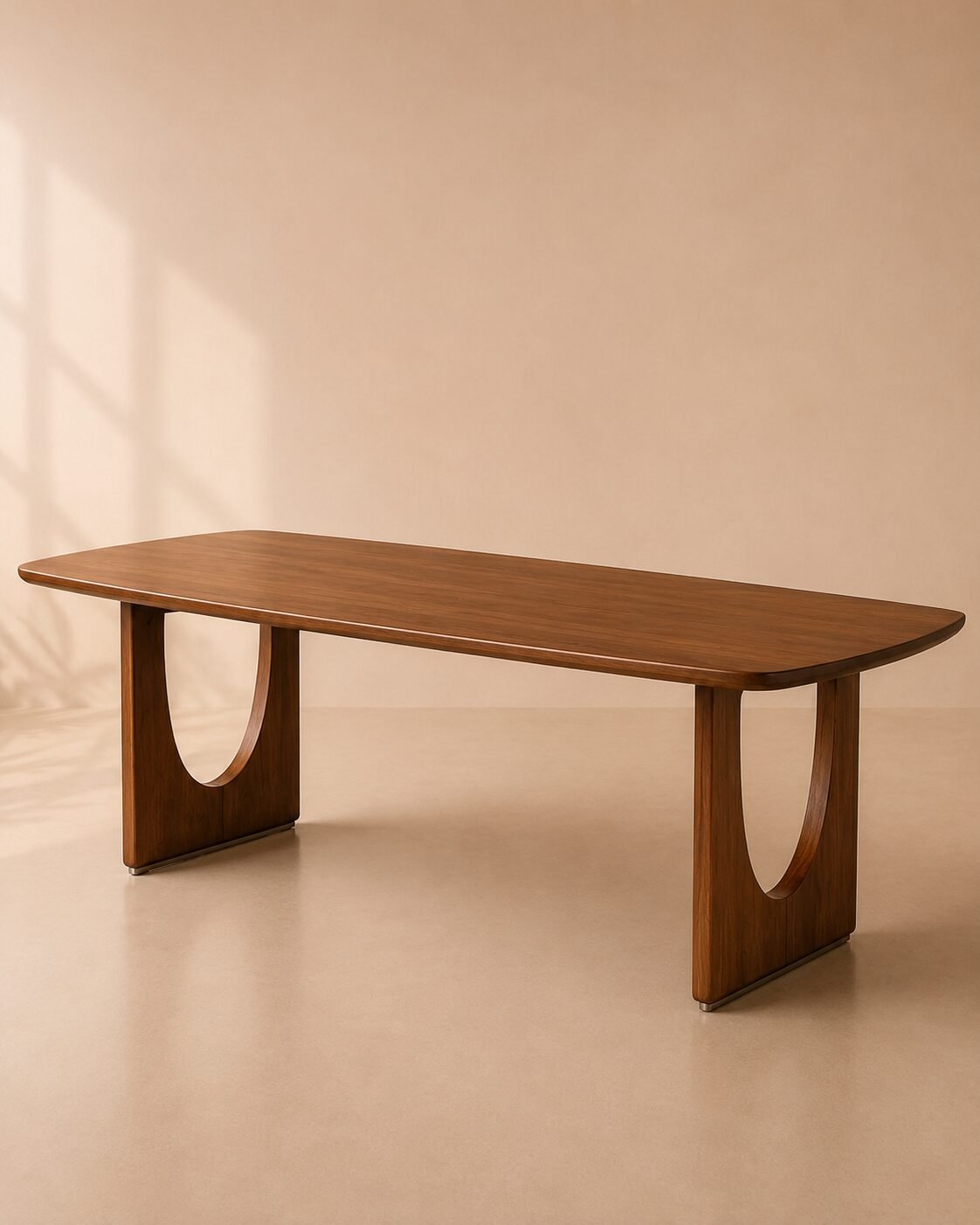 Orvia Dining Table – Meja Makan Kayu Jati Minimalis — foto 1