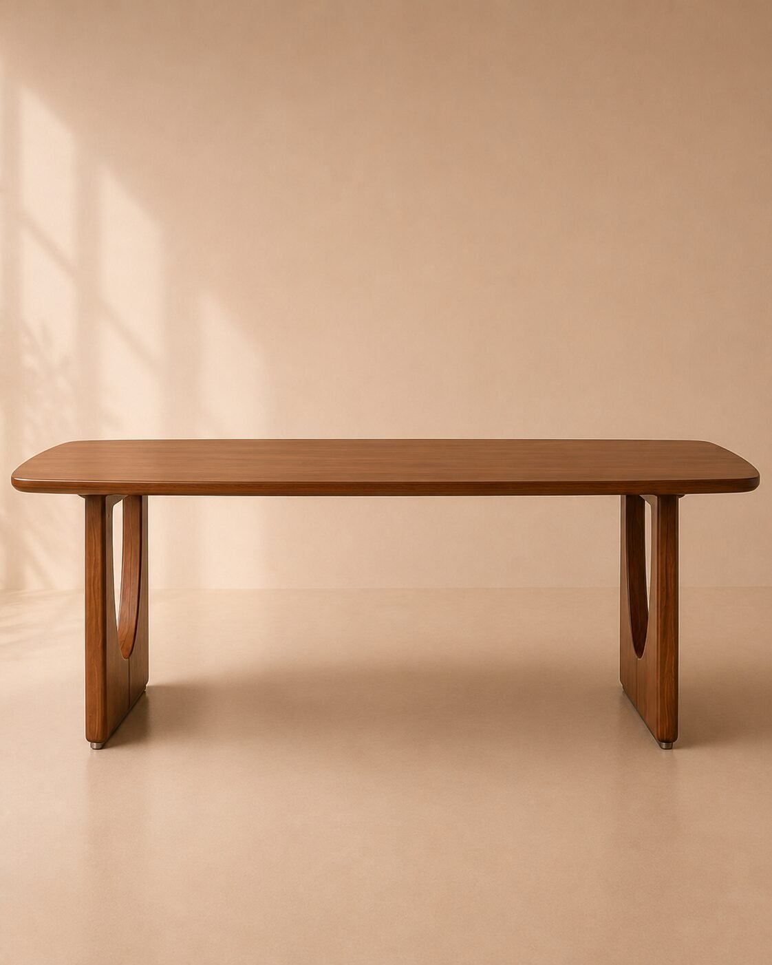 Orvia Dining Table – Meja Makan Kayu Jati Minimalis — foto 2