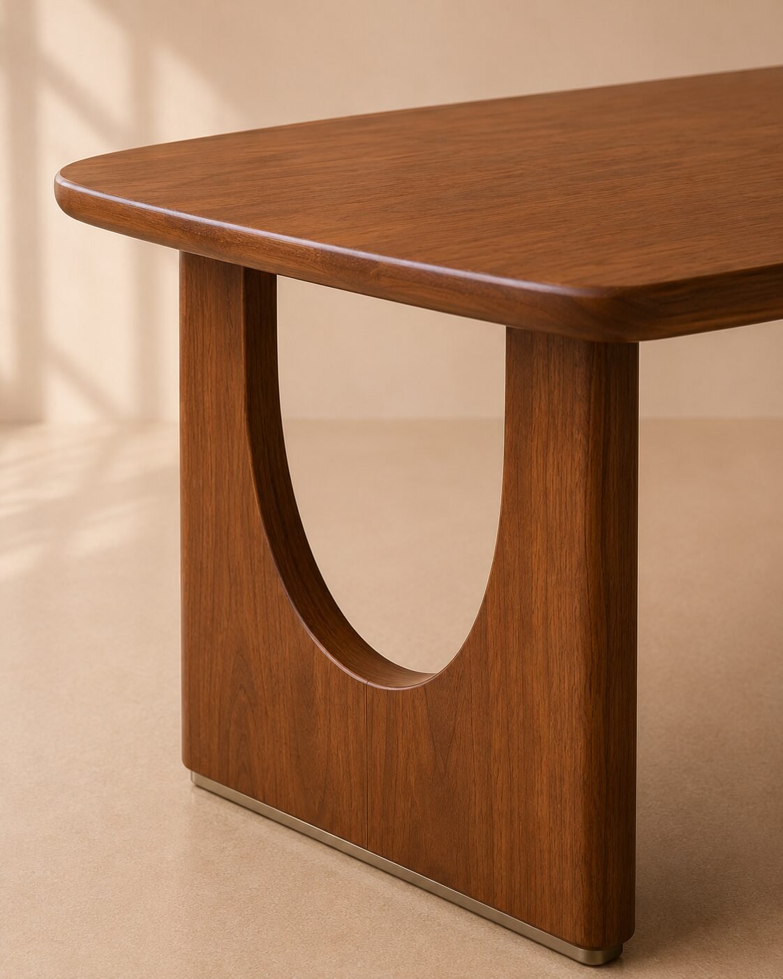 Orvia Dining Table – Meja Makan Kayu Jati Minimalis — foto 4